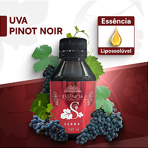 UVA PINOT NOIR 100ML ESSÊNCIA LIPOSOLÚVEL - PREMIUM E CONCENTRADA PARA VELAS, SABONETES E COSMÉTICOS ARTESANAIS