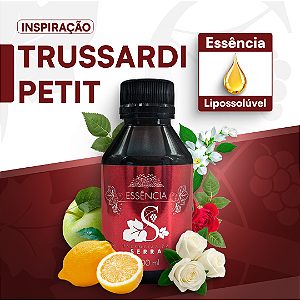 TRUSSARDI PETIT 100ML ESSÊNCIA LIPOSOLÚVEL - PREMIUM E CONCENTRADA PARA VELAS, SABONETES E COSMÉTICOS ARTESANAIS