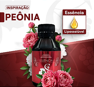 PÊONIA 100ML ESSÊNCIA LIPOSOLÚVEL - PREMIUM E CONCENTRADA PARA VELAS, SABONETES E COSMÉTICOS ARTESANAIS