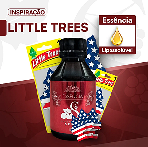 LITTLE TREE 100ML ESSÊNCIA LIPOSOLÚVEL - PREMIUM E CONCENTRADA PARA VELAS, SABONETES E COSMÉTICOS ARTESANAIS