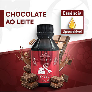 CHOCOLATE AO LEITE 100ML ESSÊNCIA LIPOSOLÚVEL - PREMIUM E CONCENTRADA PARA VELAS, SABONETES E COSMÉTICOS ARTESANAIS