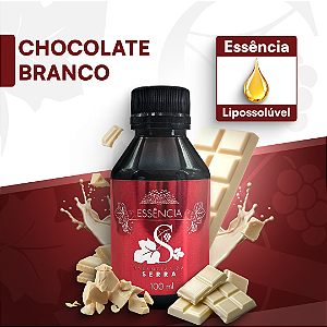 CHOCOLATE BRANCO 100ML ESSÊNCIA LIPOSOLÚVEL - PREMIUM E CONCENTRADA PARA VELAS, SABONETES E COSMÉTICOS ARTESANAIS