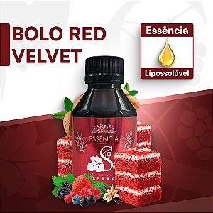 BOLO RED VELVET 100ML ESSÊNCIA LIPOSOLÚVEL - PREMIUM E CONCENTRADA PARA VELAS, SABONETES E COSMÉTICOS ARTESANAIS