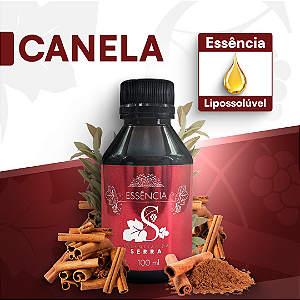 CANELA 100ML ESSÊNCIA LIPOSOLÚVEL - PREMIUM E CONCENTRADA PARA VELAS, SABONETES E COSMÉTICOS ARTESANAIS