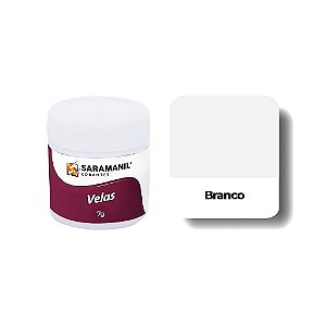 CORANTE EM PÓ PARA VELA BRANCO - 7 GRS - SARAMANIL
