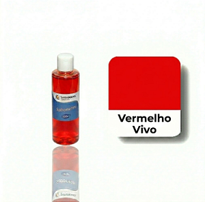 CORANTE LÍQUIDO VERMELHO VIVO  P/ SABONETES E COSMÉTICOS 100ML - SARAMANIL