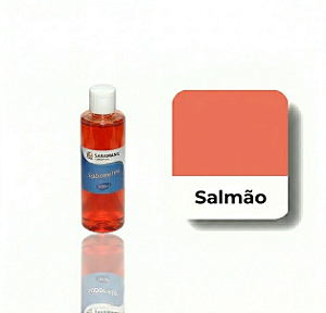 CORANTE LÍQUIDO SALMÃO  P/ SABONETES E COSMÉTICOS 100ML - SARAMANIL