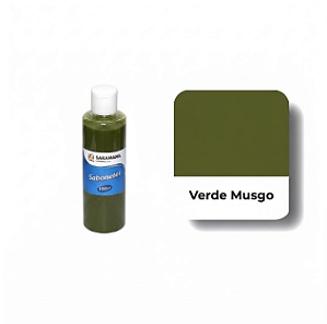 CORANTE LÍQUIDO VERDE MUSGO  P/ SABONETES E COSMÉTICOS 100ML - SARAMANIL