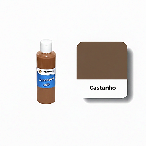 CORANTE LÍQUIDO CASTANHO  P/ SABONETES E COSMÉTICOS 100ML - SARAMANIL