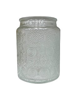 FRASCO HESSONITA P/VELAS TRANSPARENTE