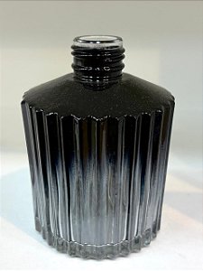 FRASCO DE VIDRO SAFIRA PRETO 250ML