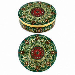 LATA DE ALUMÍNIO MANDALA VERDE