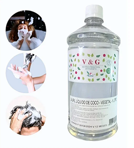 LAURIL LÍQUIDO 100% VEGETAL E VEGANO DE COCO V&G 1 LITRO