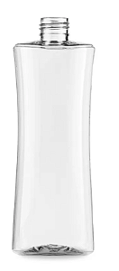 FRASCO PET CINTURADO BRANCO PARA SHAMPOO 300ML R20/410
