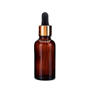 FRASCO DE VIDRO ÂMBAR CONTA GOTAS 30 ML