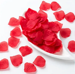 PÉTALAS DECORATIVAS DE ROSAS VERMELHAS 15G