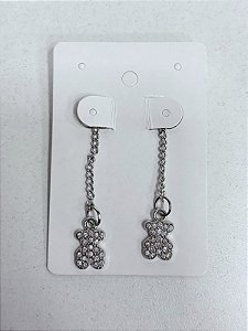 ENFEITE DECORATIVO PARA DIFUSOR DE VARETAS- URSINHOS PRATA
