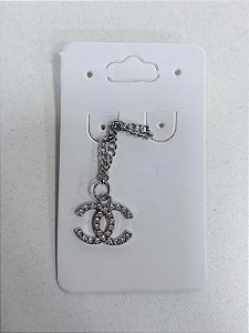 ENFEITE DECORATIVO PARA DIFUSOR DE VARETAS- CHANEL PRATA