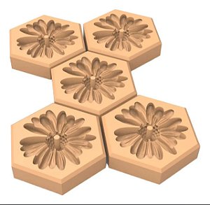 MOLDE MINI MARGARIDAS