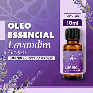 ÓLEO ESSENCIAL DE LAVANDIM VEGANO E ORGÂNICO 10 ML