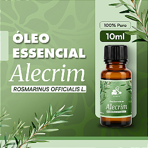 ÓLEO ESSENCIAL DE ALECRIM VEGANO E ORGÂNICO 10 ML
