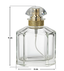 FRASCO DE VIDRO PERFUME NOBILE 50ML