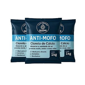 ANTI MOFO CLORETO DE CÁLCIO - BRANCO EM ESFERAS - DESUMIDIFICADOR - SUGA HUMIDADE DO AR