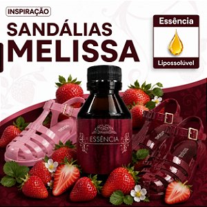 SAPATOS MELISSA 100ML ESSÊNCIA LIPOSOLÚVEL - PREMIUM E CONCENTRADA PARA VELAS, SABONETES E COSMÉTICOS ARTESANAIS