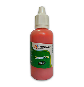 PIGMENTO LÍQUIDO LARANJA P/ SABONETES E COSMÉTICOS 30ML - SARAMANIL