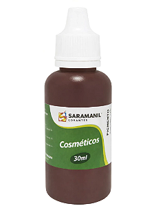 PIGMENTO LÍQUIDO CASTANHO P/ SABONETES E COSMÉTICOS 30ML - SARAMANIL