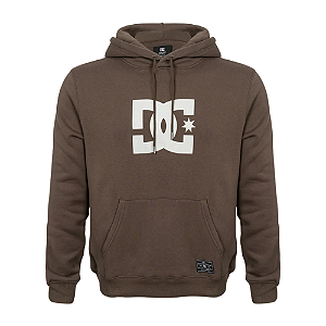 Moletom DC Shoes Fech Dc Star Marrom Escuro