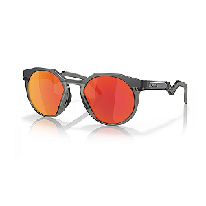 Óculos de Sol Oakley Hstn Matte Carbon Prizm Ruby Bio Matter - Cinza