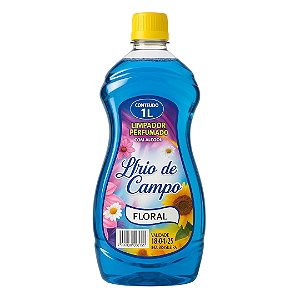 LIMPADOR PERFUMADO COM ÁLCOOL FLORAL AZUL 1L