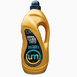 UM Ultramoléculas 2L Limpa e Lava Tudo 20 em 1 Ultra Concentrado