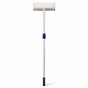 Rodo Alumínio Extensível 25 cm com Borracha e Cabo 1,50 m