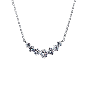 Colar Dianne Luz Elegance em Prata 925 com Zircônias