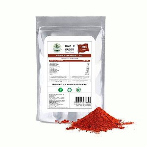Paprica Defumada, Raiz e Sabor Tempero Natural 50g