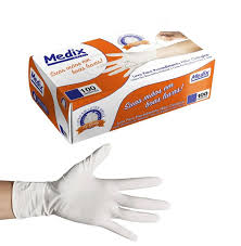 LUVA P/ PROCED COM PO MEDIX TAM M - CX 100 UN