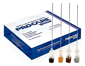 AGULHA PARA ANESTESIA ESPINHAL RAQUI 27G X 3,5MM PROCARE CX 25 UN