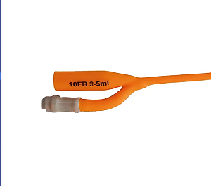SONDA FOLEY 2 VIAS COM BALÃO ESTÉRIL 10FR 3-5ML TKL CX 10UN