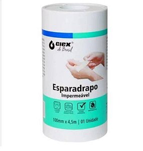 ESPARADRAPO IMPERMEAVEL 100MM X 4,5M CIEX UN