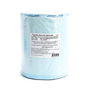 EMBALAGEM ESTERILIZAÇÃO EM PAPEL GRAU CIRÚRGICO 20X100 HOSPPFLEX ROLO