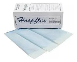 ENVELOPE ESTERILIZAÇÃO AUTO SELANTE 7X23 HOSPFLEX CX 100UN