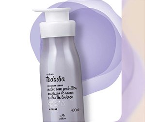 CREME DESODORANTE NUTRITIVO PARA O CORPO TODODIA ALGODÃO 400ML