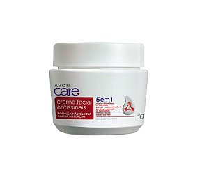 CREME FACIAL ANTISSINAIS 5 EM 1 AVON  CARE 100G