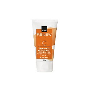 CREME FACIAL HIDRATANTE ANTIOXIDANTE RENEW C AVON 50G