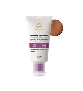 Protetor Solar Multiclareador Facial FPS 70 Chronos Derma 50ml