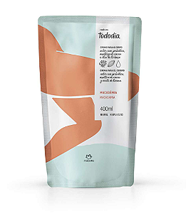 Refil Creme Desodorante Nutritivo Corporal Tododia Macadâmia 400ml