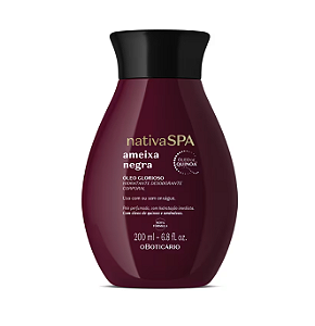 Óleo Glorioso Hidratante Desodorante Corporal Nativa Spa Ameixa Negra 200ml