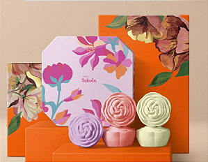 Kit Presente Jardim de Flores Natura (5 sabonetes)